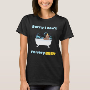 Camiseta Lo siento, no puedo ser muy ocupado Sloth Introver