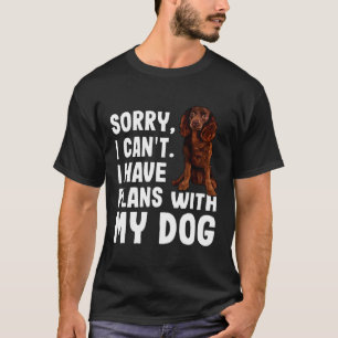 Camiseta Lo Siento, No Puedo Tener Planes Con Mi Agua Ameri