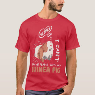 Camiseta Lo siento, no puedo tener planes con mi amor por e