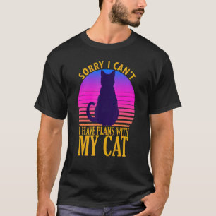 Camiseta Lo siento, no puedo tener planes con mi cita para