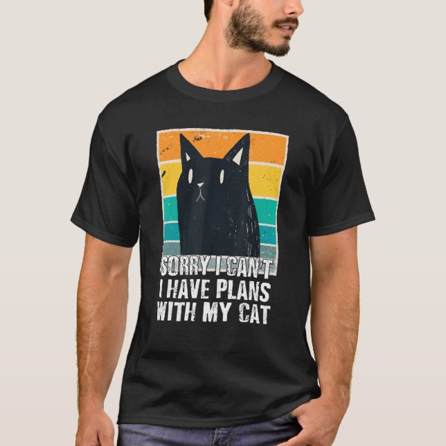 Camiseta Lo siento, no puedo tener planes con mi rebaja par (Anverso)