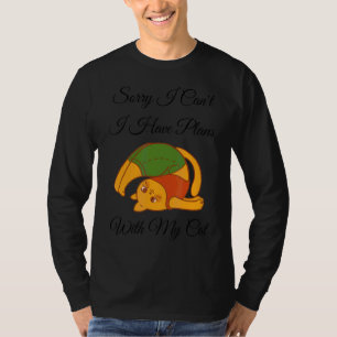 Camiseta Lo siento, no puedo tener planes con mi tipo de le
