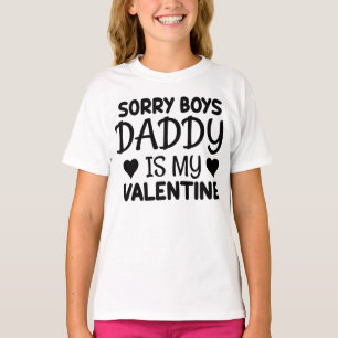 Camiseta Lo siento, papá es mi San Valentín
