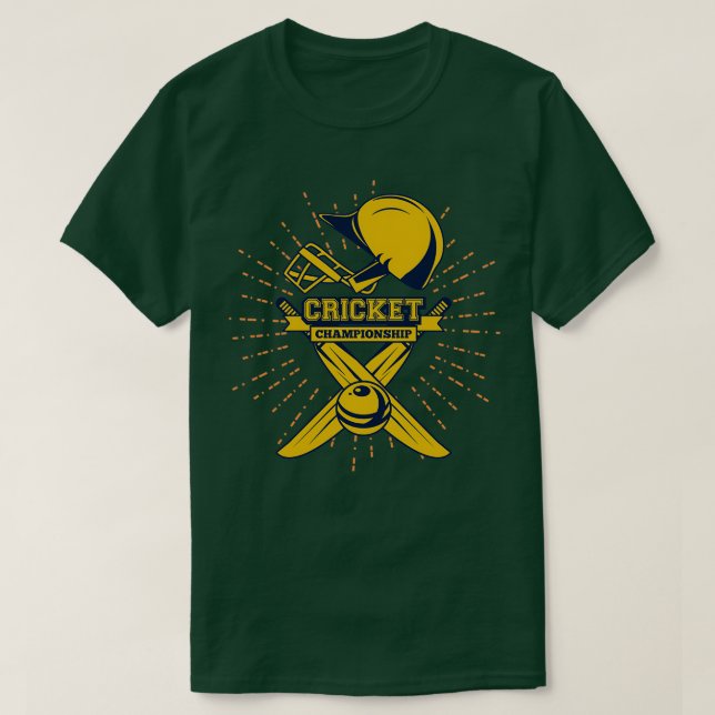 Camiseta Lo siento, pero estoy loco por el críquet (Diseño del anverso)