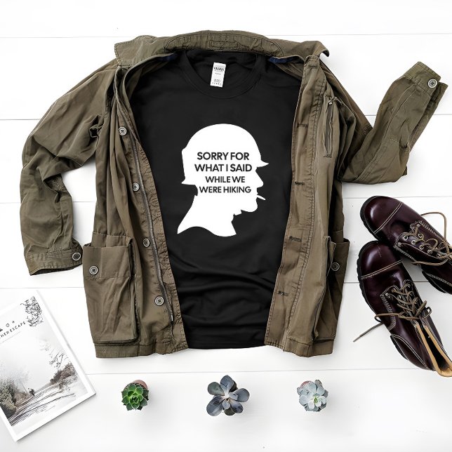 Camiseta Lo siento por lo que dije mientras caminaba, sende (Subido por el creador)