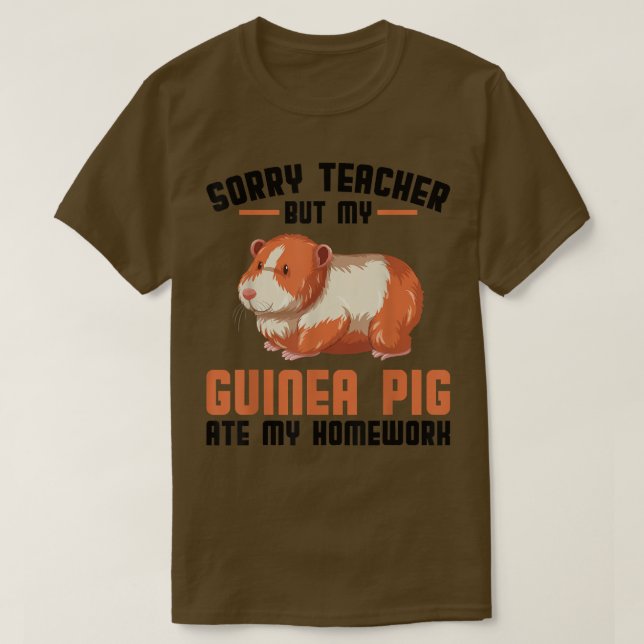 Camiseta Lo siento profesor pero mi conejillo de indias com (Diseño del anverso)