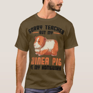 Camiseta Lo siento profesor pero mi conejillo de indias com