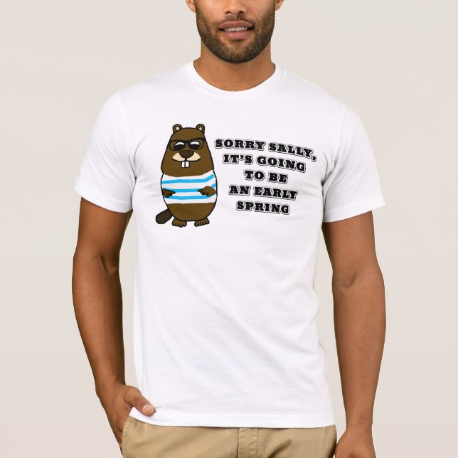 Camiseta Lo siento Sally, Primavera temprana (Anverso)