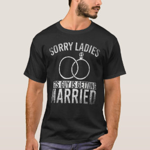 Camiseta Lo siento señoras este chico se casa Bach