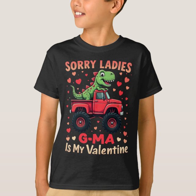 Camiseta Lo siento señoras G-Ma es mi San Valentín (Anverso)