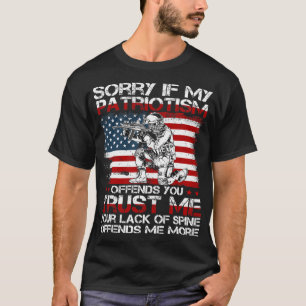 Camiseta Lo siento si mi patriotismo te ofende, Patriótico