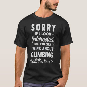 Camiseta Lo siento si parezco interesado   Piensa en escala