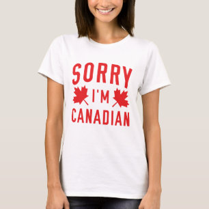 Camiseta Lo siento, soy canadiense