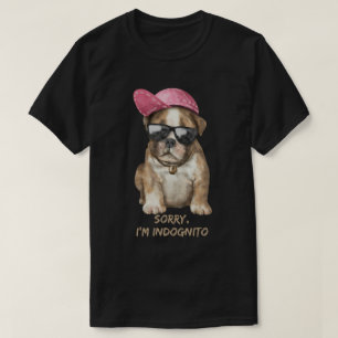Camiseta LO SIENTO, soy INDOGNITO (Bulldog inglés) cachorro