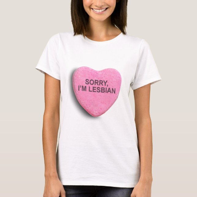 Camiseta Lo siento, soy lesbiana (Anverso)