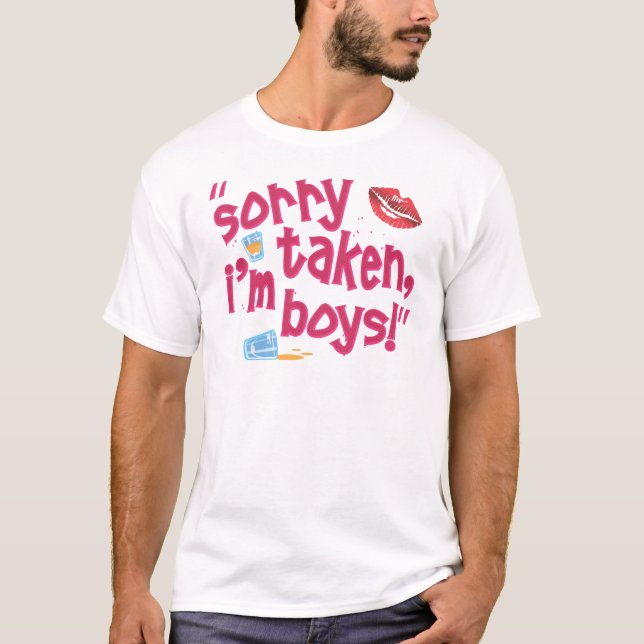 Camiseta Lo siento, soy un niño. (Anverso)