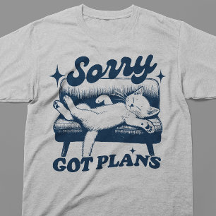 Camiseta Lo siento, tengo planes