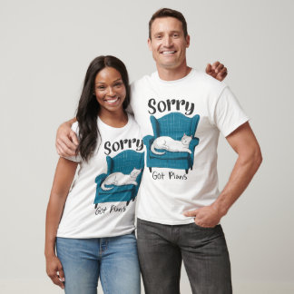 Camiseta Lo siento, tengo planes Regalo divertido para aman