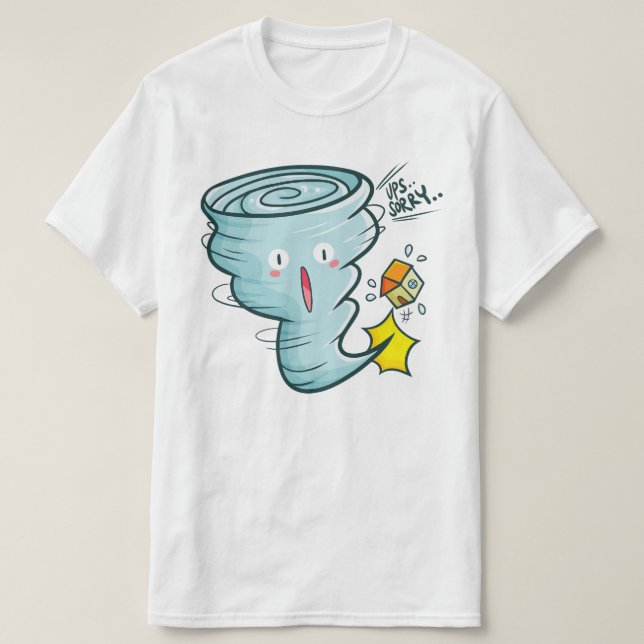 Camiseta Lo siento Tornado (Diseño del anverso)