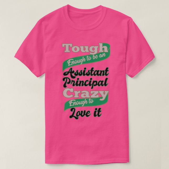Camiseta Lo Suficiente Como Para Ser Un Director Adjunto Lo (Diseño del anverso)
