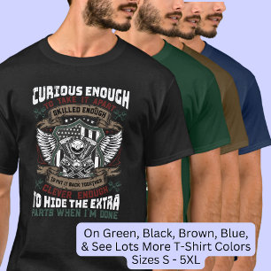 Camiseta Lo suficientemente curioso como para separar el in