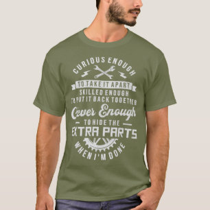 Camiseta Lo Suficientemente Curioso Para Tomarlo Aparte De