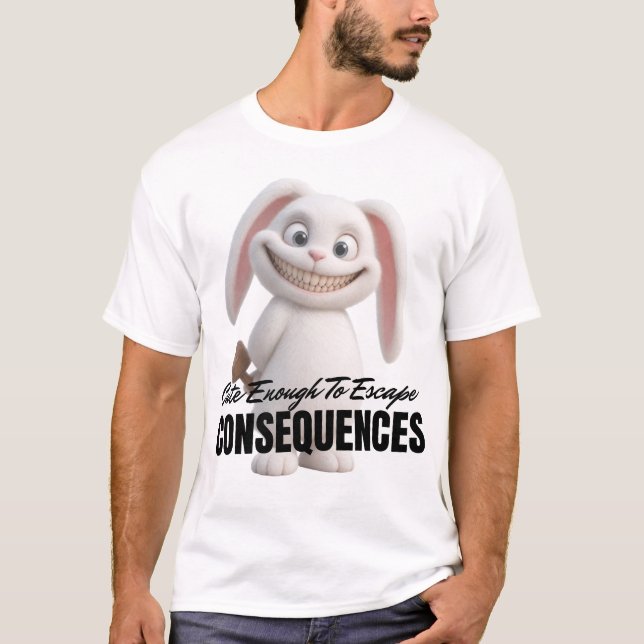 Camiseta Lo Suficientemente Lindo Para Escapar de las Conse (Anverso)