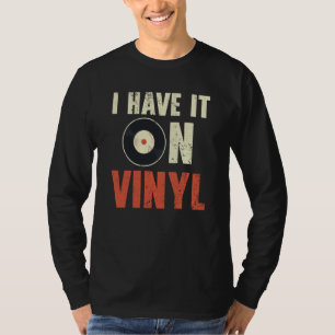Camiseta Lo Tengo En Tocadiscos De Vinilo Música Retro