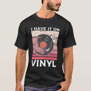Camiseta Lo Tengo En Vinyl Record Player Music