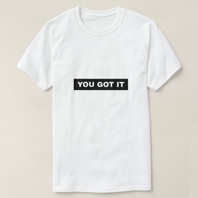 Camiseta Lo Tienes (Diseño del anverso)