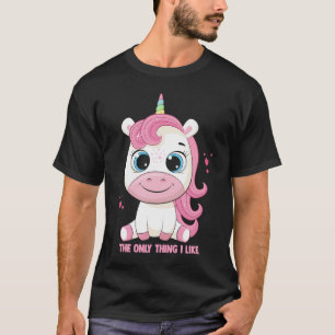 Camiseta Lo único que me gusta es unicornio el zar del amor