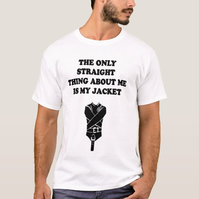 Camiseta Lo único que me importa es mi chaqueta (Anverso)