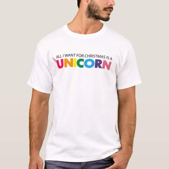 Camiseta Lo único que quiero para el navidad es una (Anverso)