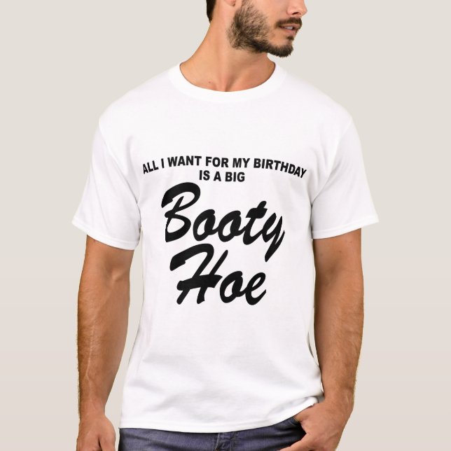 Camiseta Lo único que quiero para mi cumpleaños es una (Anverso)