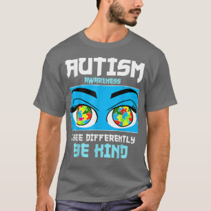 Camiseta Lo veo diferente, así que sé amable Autismo Concie