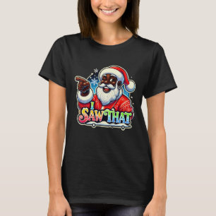 Camiseta "Lo Vi", Divertido Navidades De Santa Clara