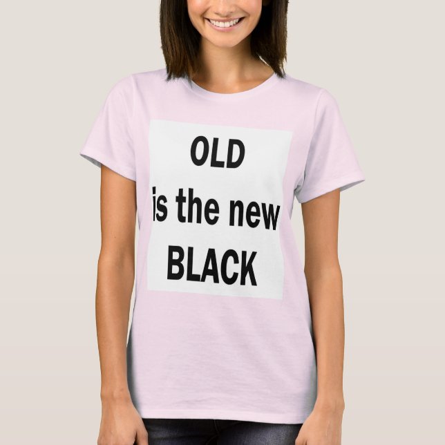 Camiseta Lo viejo es el nuevo NEGRO (Anverso)