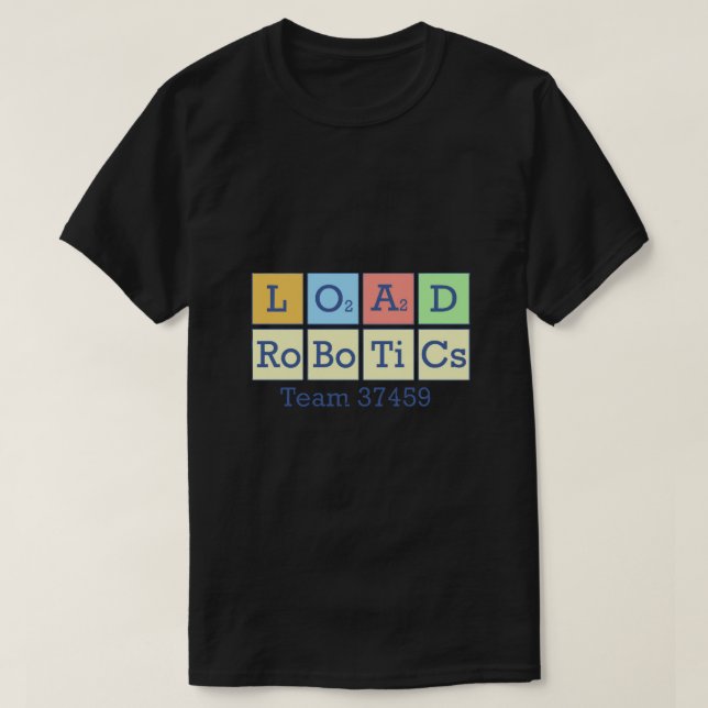 Camiseta LOAD Robotics logo T-Shirt (Diseño del anverso)
