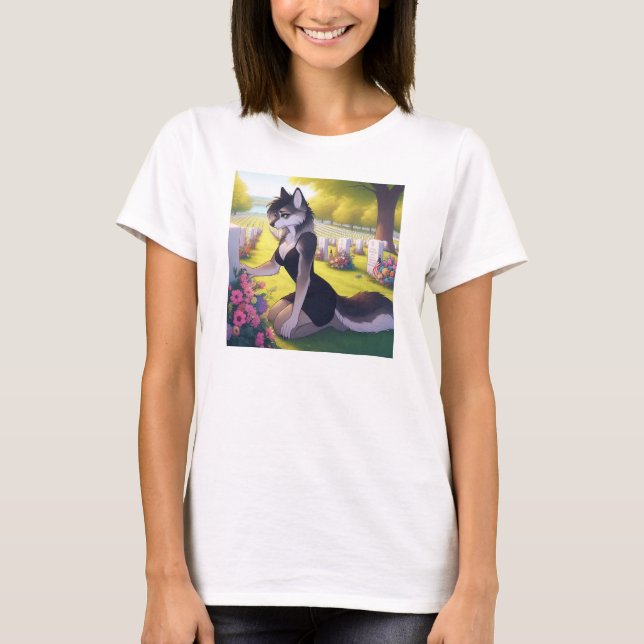 Camiseta Loba Viuda de Guerra  (Anverso)