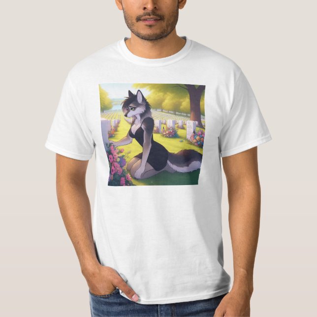 Camiseta Loba Viuda de Guerra (Anverso)