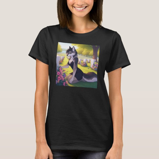 Camiseta Loba Viuda de Guerra  (Anverso)