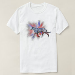 Camiseta Lobero Irlandés Patriótico Rojo Blanco y Azul