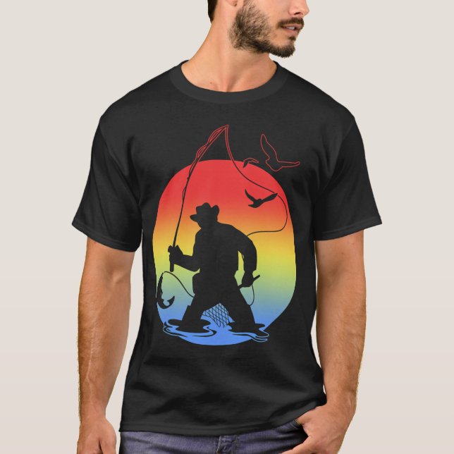 Camiseta Lobina boca grande retro (Anverso)
