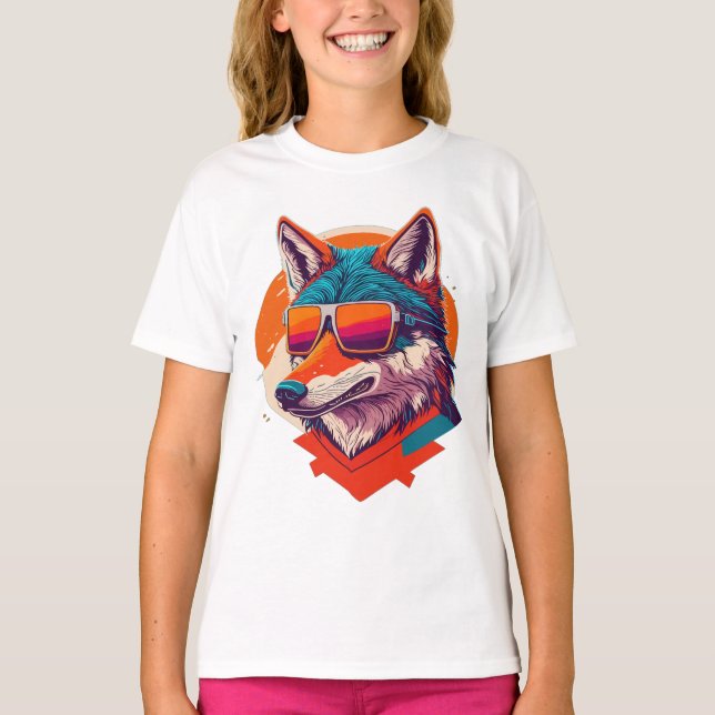 CAMISETA LOBITO ADORABLE CON GAFAS DE SOL. (Anverso)
