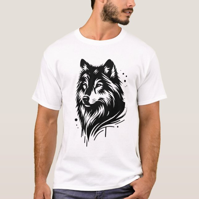 Camiseta Lobo  (Anverso)