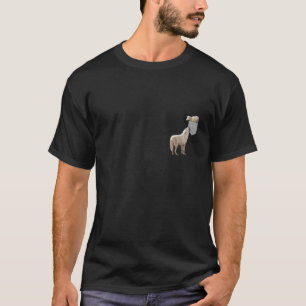 Camiseta Lobo Alcanzando Oveja En Su Falsa Bolsa Divertida