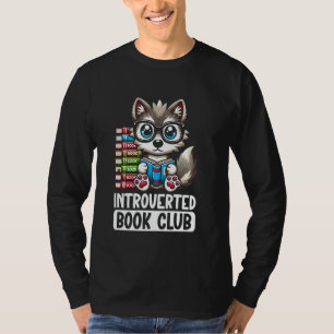 Camiseta Lobo Amante de la Lectura del Club de Lectura Intr