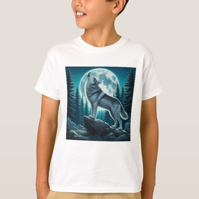 Camiseta Lobo Aullador (Anverso)