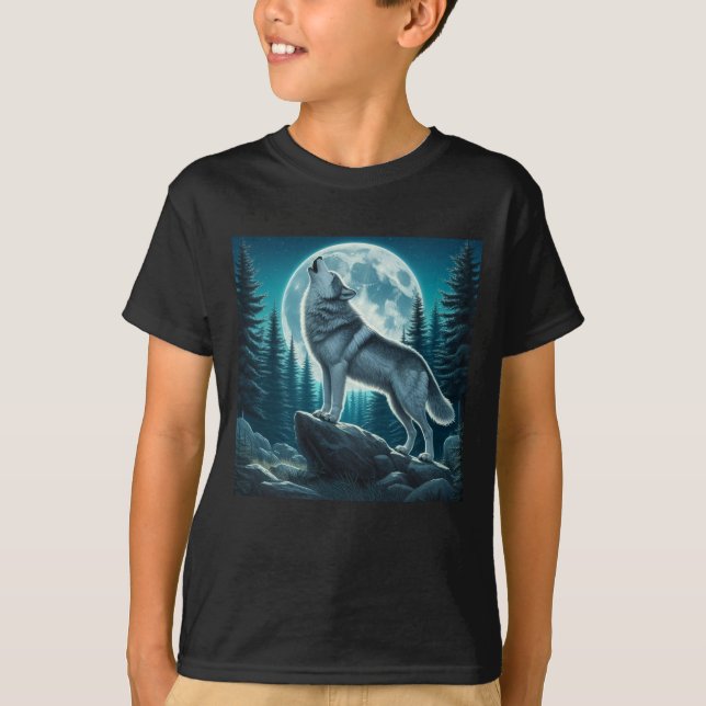 Camiseta Lobo Aullador (Anverso)