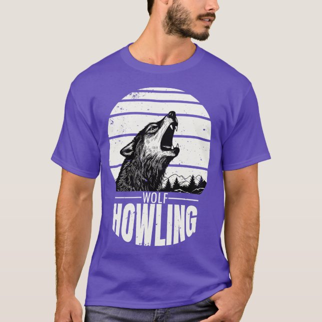 Camiseta Lobo Aullador 2 (Anverso)